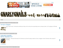 Tablet Screenshot of gnarlygnails.com